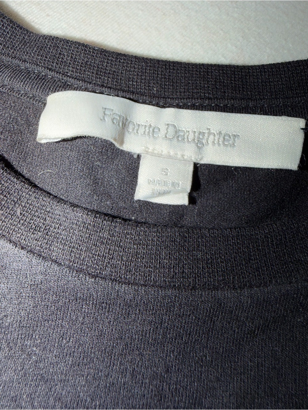 Favorite Daughter The Laura Crop Top Black Size S NWOT - Picture 7 of 8